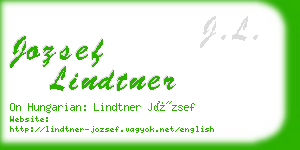 jozsef lindtner business card